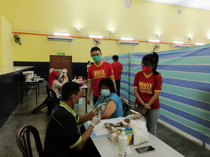 无拉港今办科兴第2加强针接种活动 吸引民众响应.提高抗体