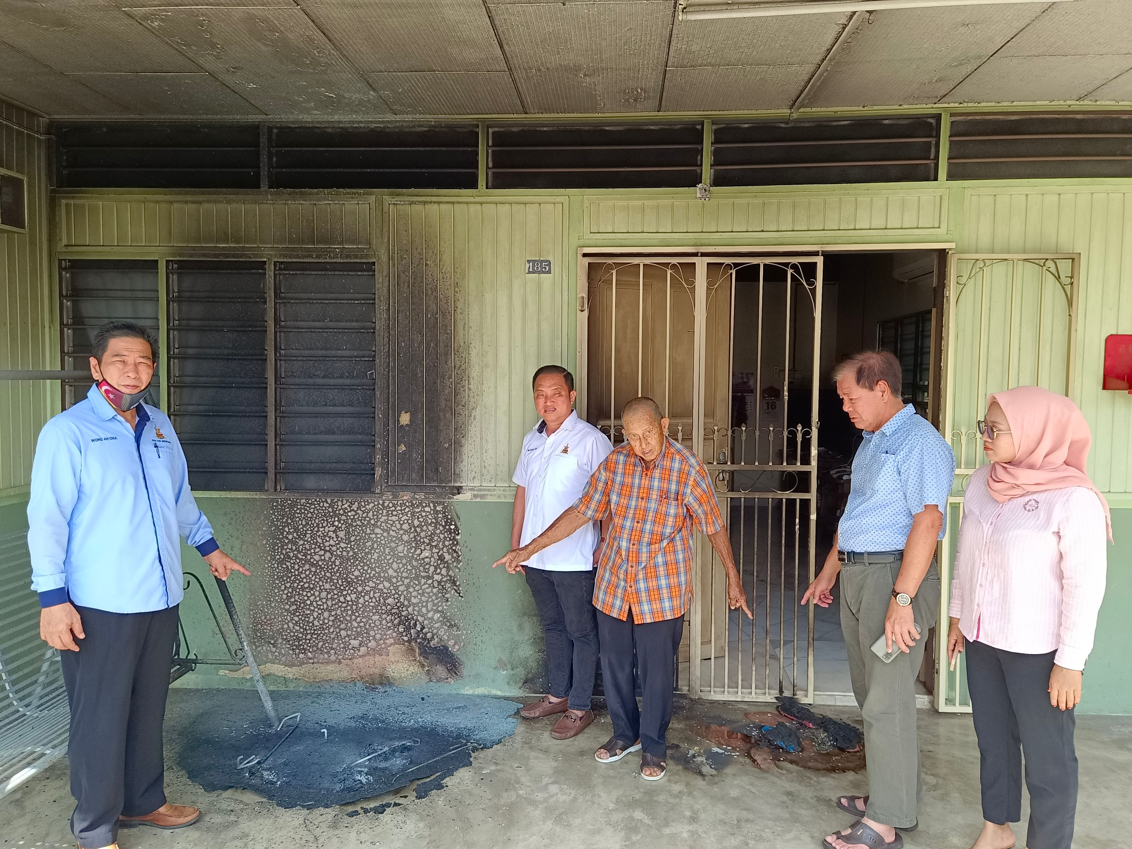 大耳窿分不清A.B村 适耕庄火箭元老住家又惨遭丢汽油弹