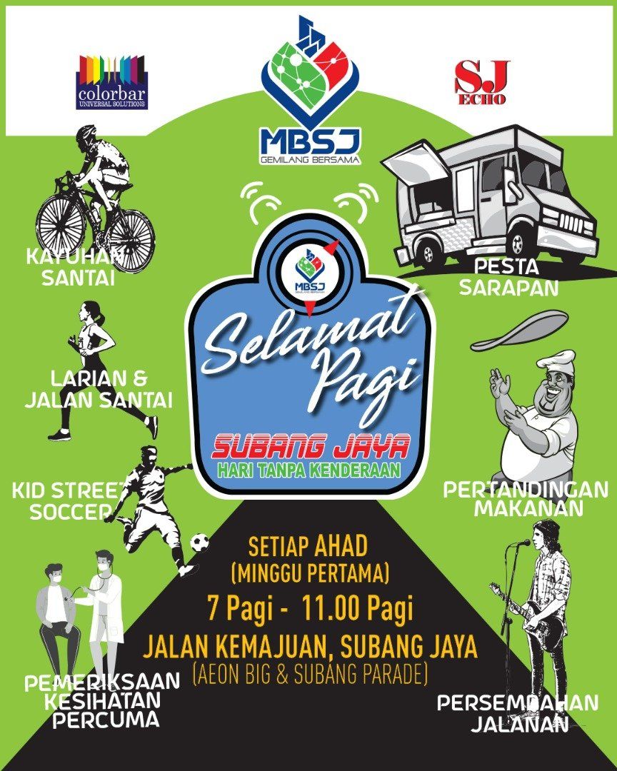 MBSJ’s car-free day returns this Sunday