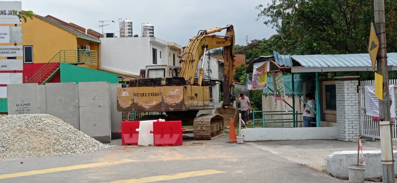 SS19/7路即起关闭  施工提升排水系统