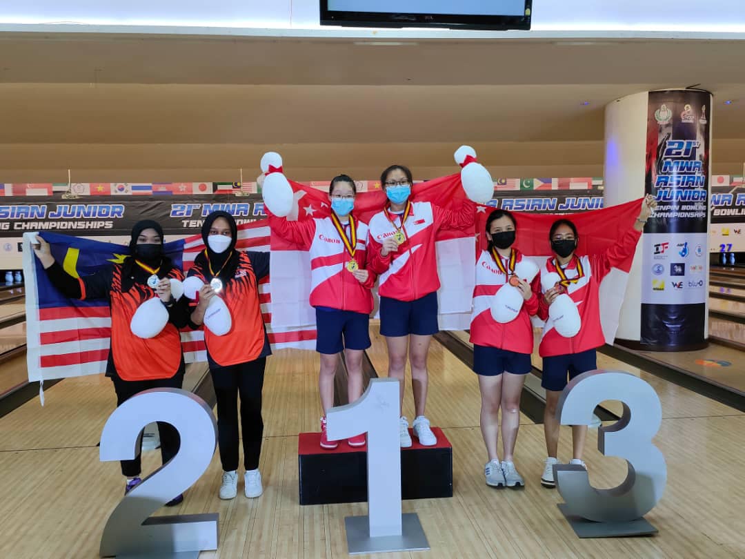 Kejohanan Boling Remaja Asia: Malaysia raih pingat perak acara berpasangan wanita