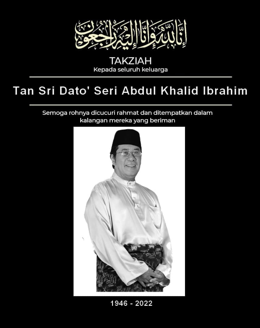 MB extends condolences over passing of former Selangor MB Khalid