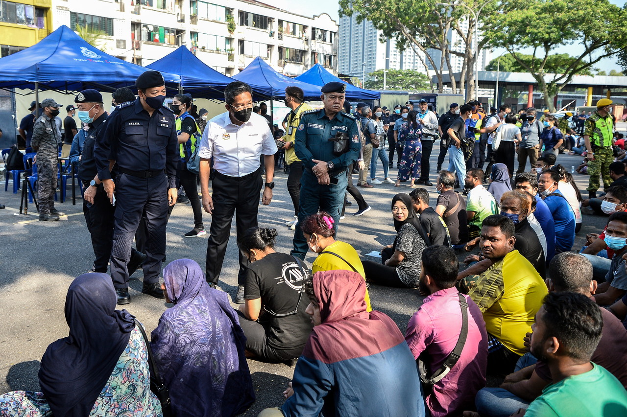 Eight newly-arrived Myanmar illegal immigrants nabbed in KL