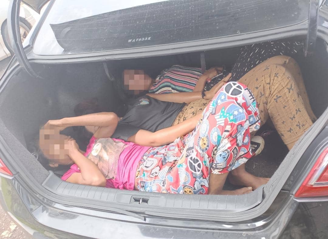 Lelaki ditahan, sorok pendatang asing dalam but kereta dari Kota Bharu ke Klang