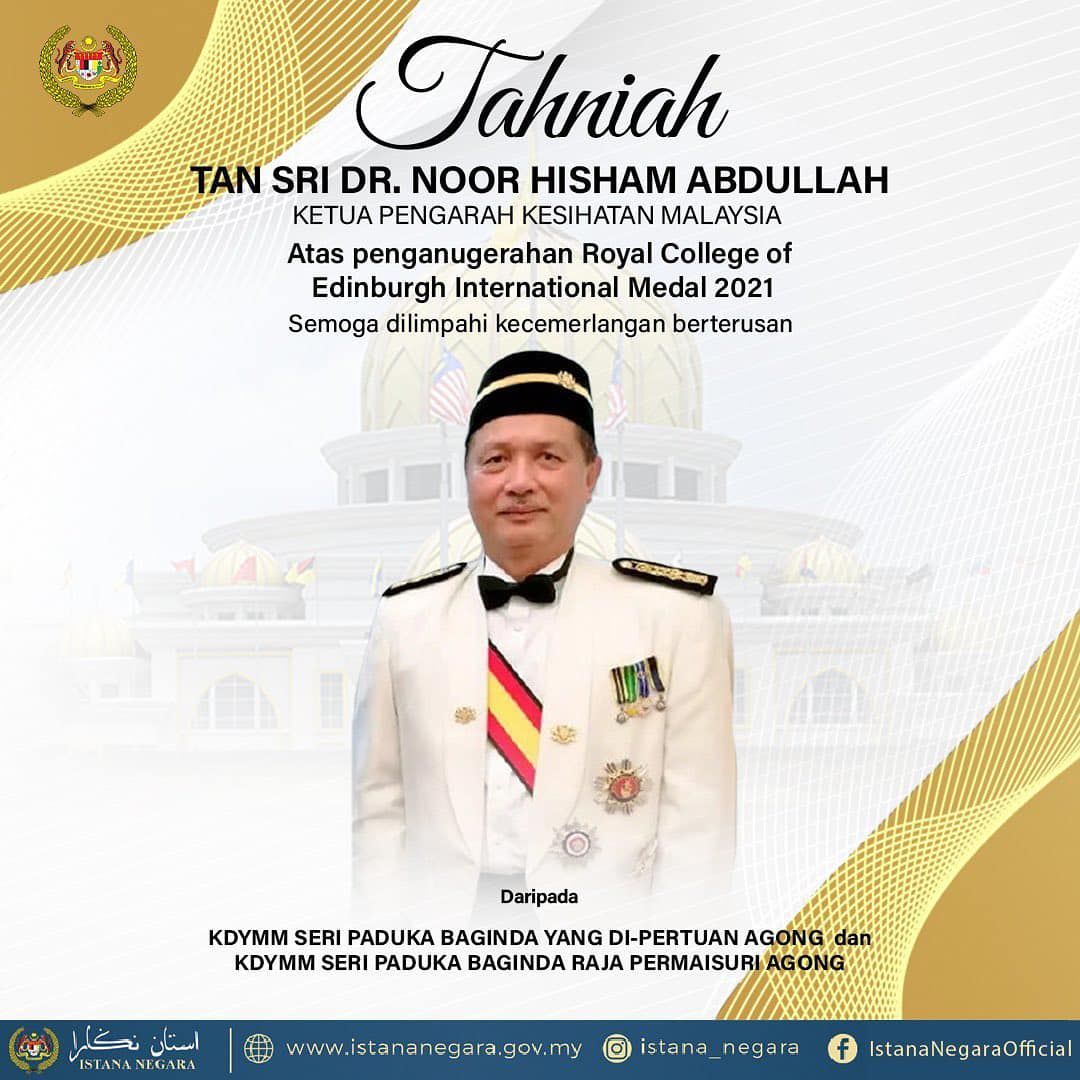 RCSEd honour means recognition for country, Health Ministry — Dr Noor Hisham