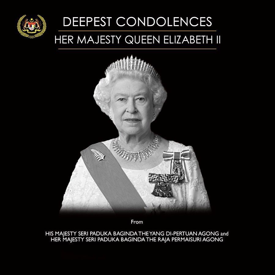 இரண்டாம் எலிசபெத் ராணியரின் மறைவுக்கு மாமன்னர் தம்பதியர் ஆழ்ந்த இரங்கலைத் தெரிவித்துள்ளார்