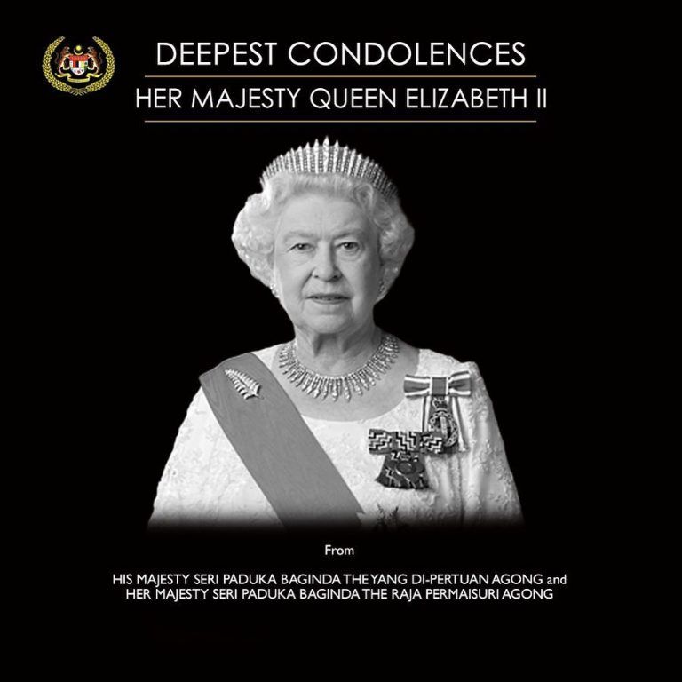 国家元首伉俪哀悼英女王