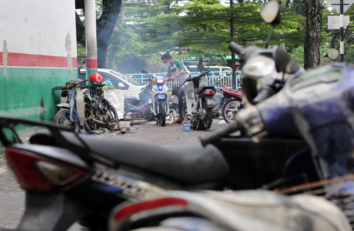 வாகனமில்லா தினத்தை முன்னிட்டு இலவச மோட்டார் சைக்கிள் பரிசோதனை – எம்.பி.ஏ.ஜே. ஏற்பாடு