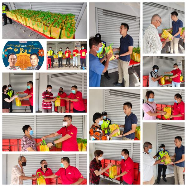 沙登明办中秋亲子园游会 派月饼灯笼幸福抽奖.共庆佳节