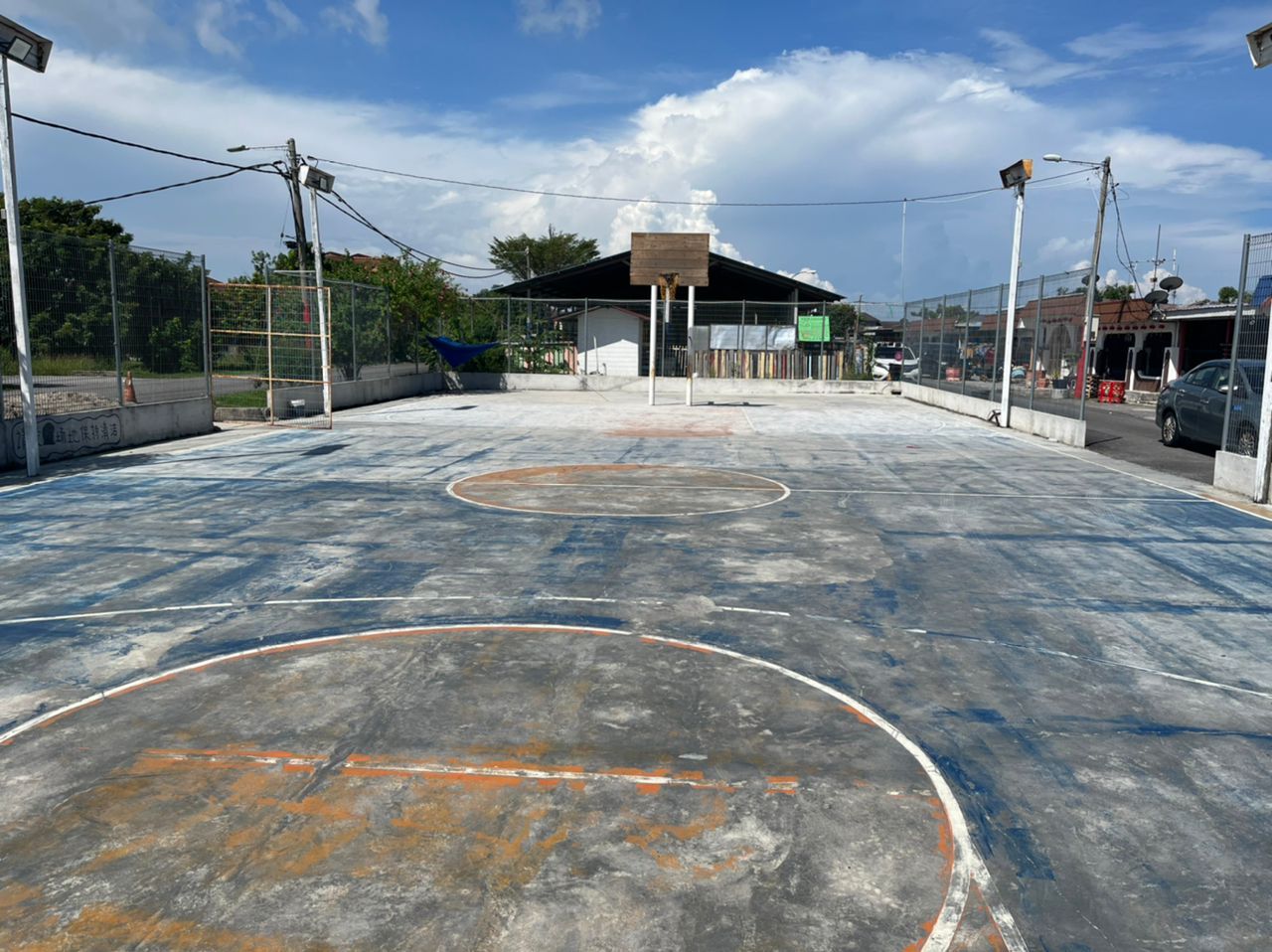 雪州体育理事会拨款3万 提升适耕庄C村篮球场