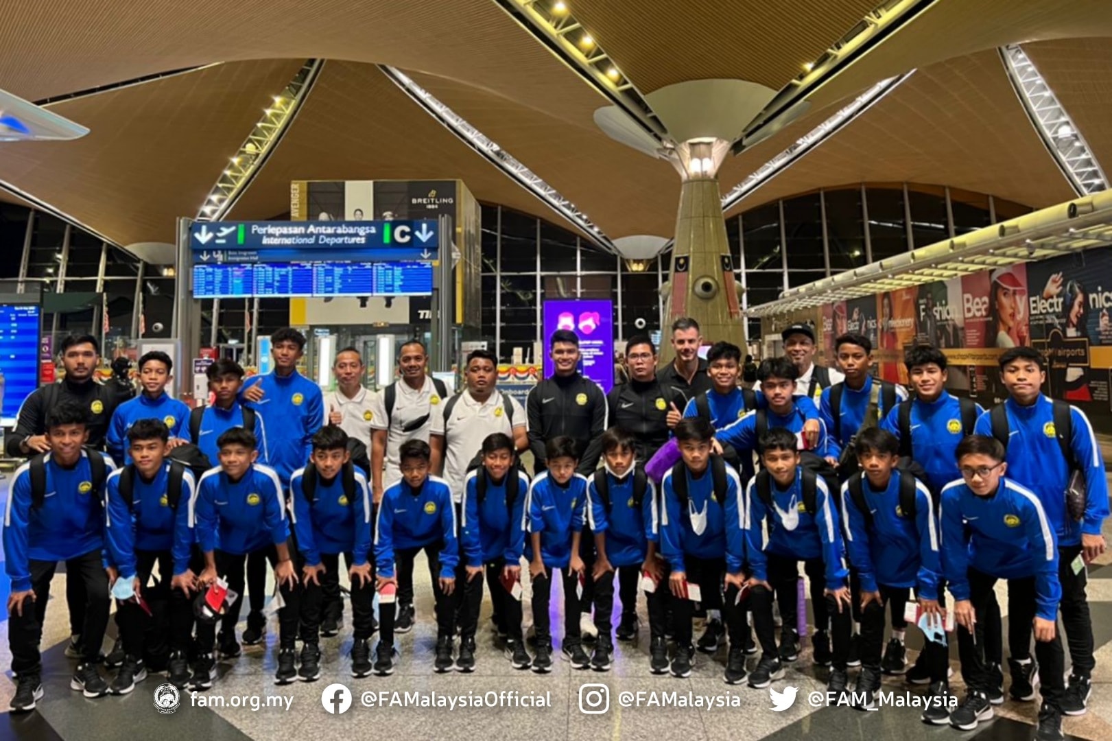 Pemain Akademi Mokhtar Dahari wakili negara kejohanan bawah 15 tahun
