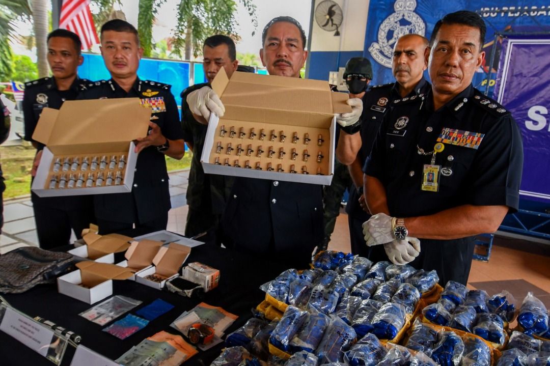 捣破活跃巴生谷及丹州贩毒集团 5男落网起获逾640万毒品