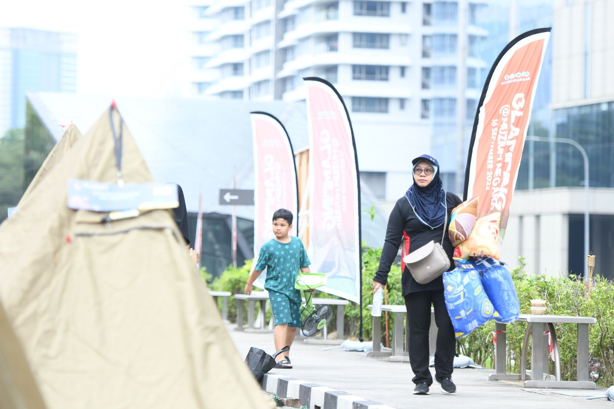 60 peserta nikmati berkhemah tengah bandar di Muzium Negara