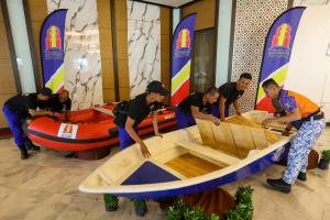 JPKK jalani simulasi banjir, didedah kaedah pemetaan depani musim tengkujuh
