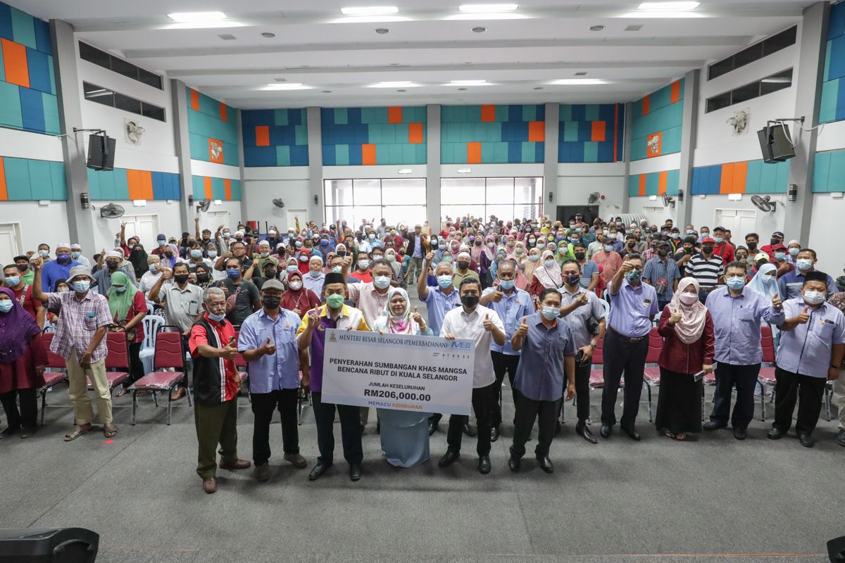 雪大臣机构捐逾20万  援助瓜雪206风灾户