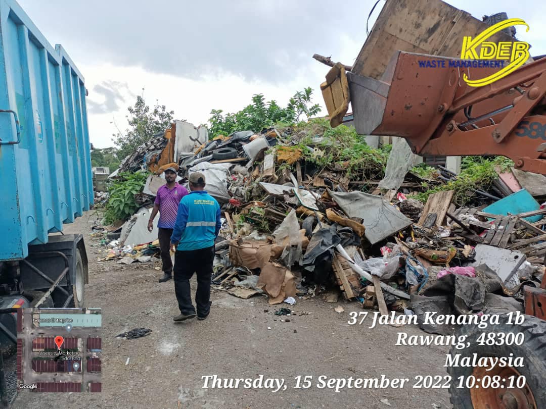 KDEBWM, MPHS collect nearly 80 tonnes of illegally dumped waste