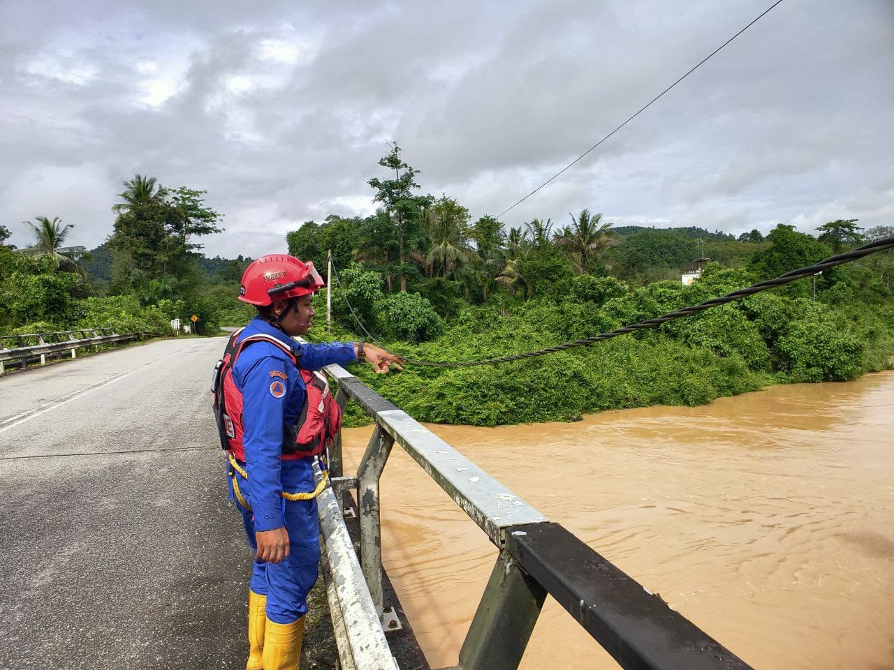 Paras Sungai Padang Terap masih melebihi paras bahaya