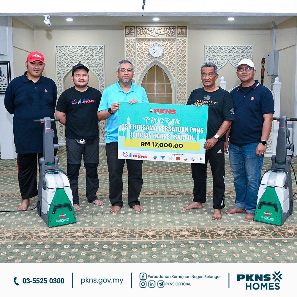 PKNS peruntuk RM17,000 jaya program cuci permaidani di empat surau
