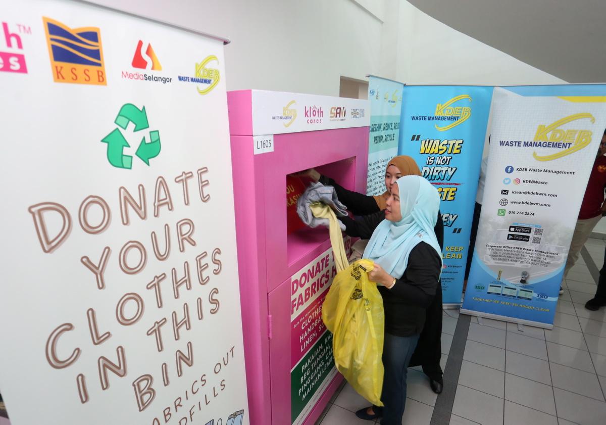 Kloth Cares: 1,000kg of used clothing collected from KDEBWM recycling bin