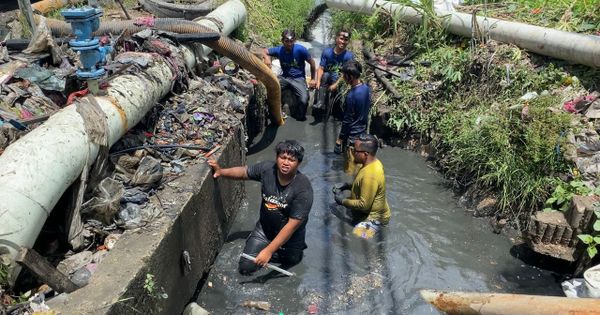适耕庄地下涵垃圾半满 工程局新技术疏通.降低闪电水灾风险