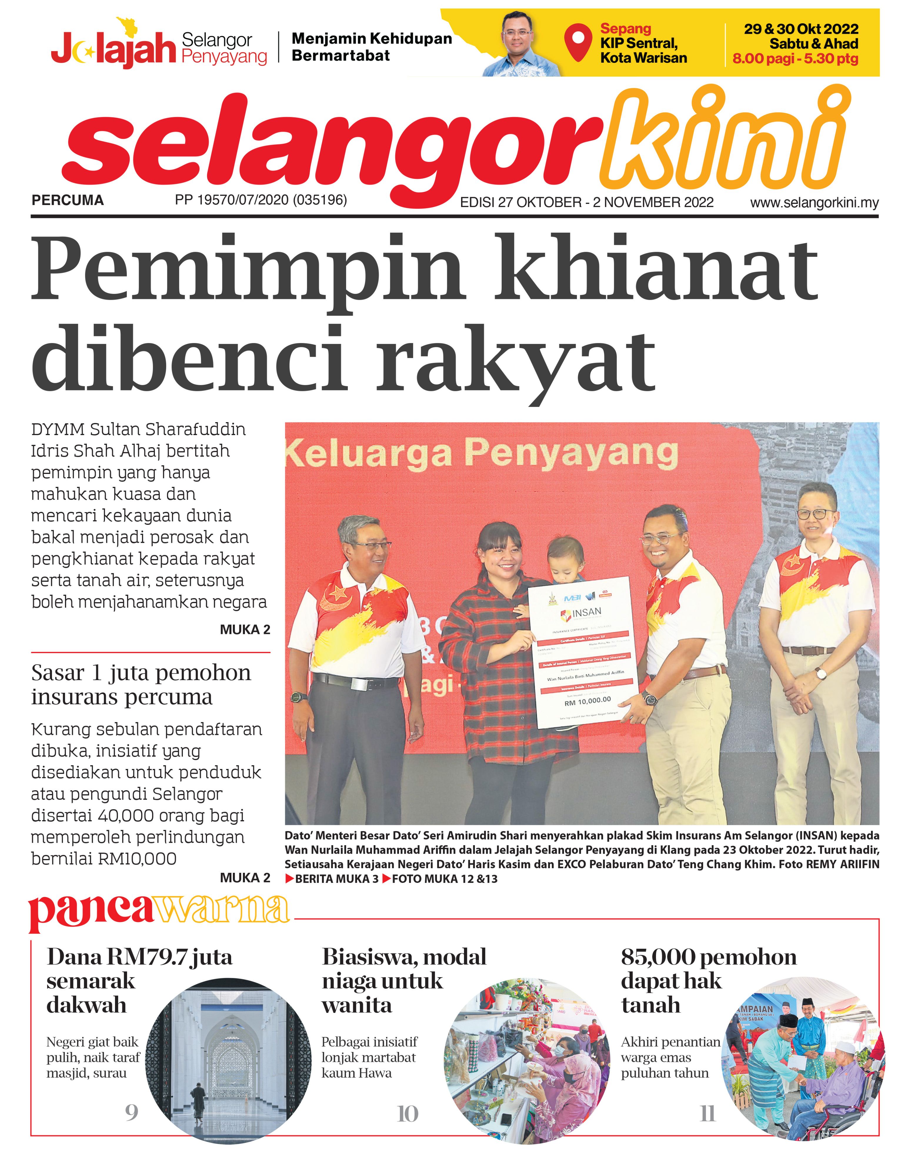Selangorkini 27 Oktober - 2 November 2022