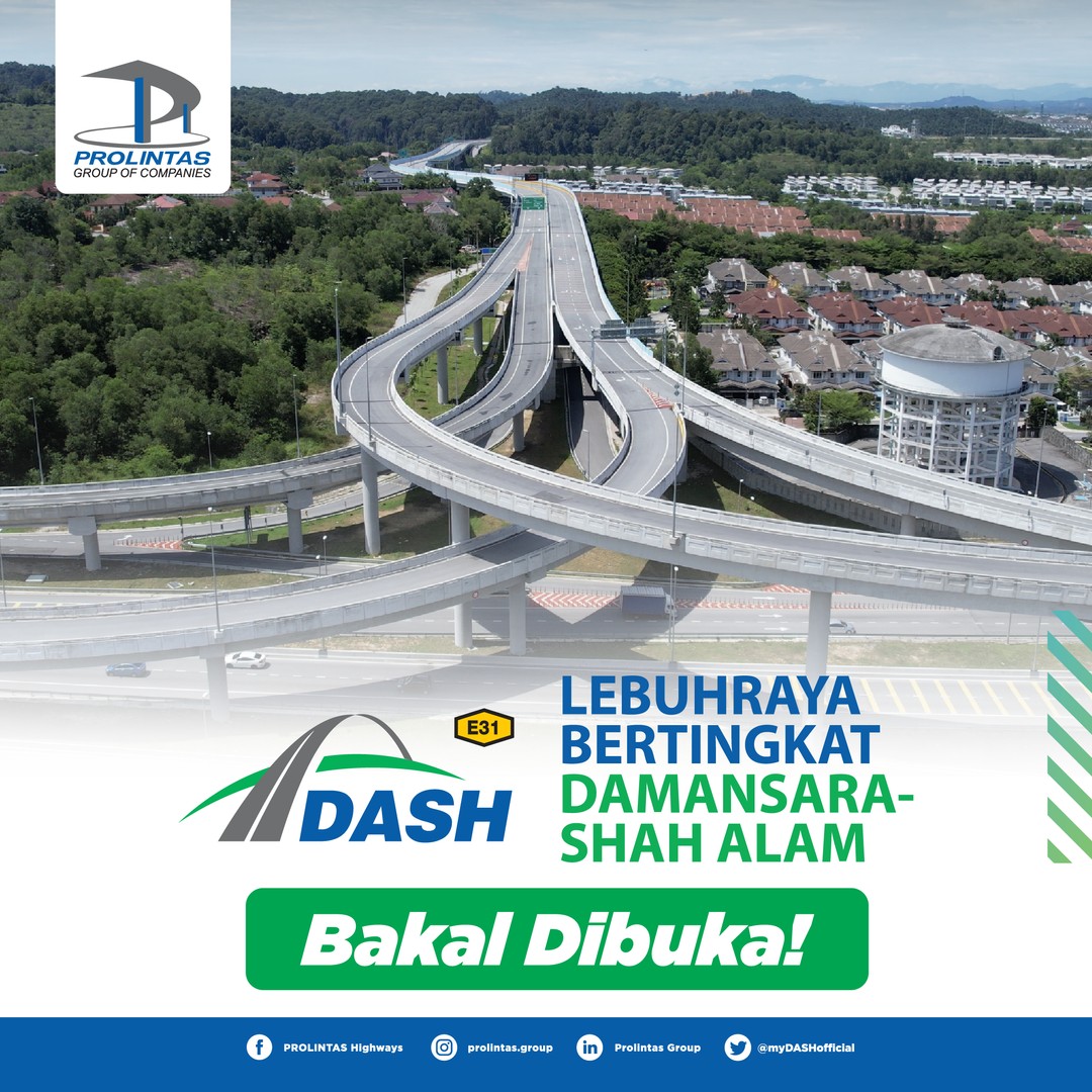 Lebuhraya Bertingkat Damansara–Shah Alam dibuka tempoh terdekat