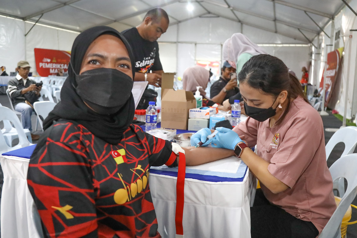 Jelajah bantuan rakyat buka peluang pengunjung jalani saringan kesihatan percuma