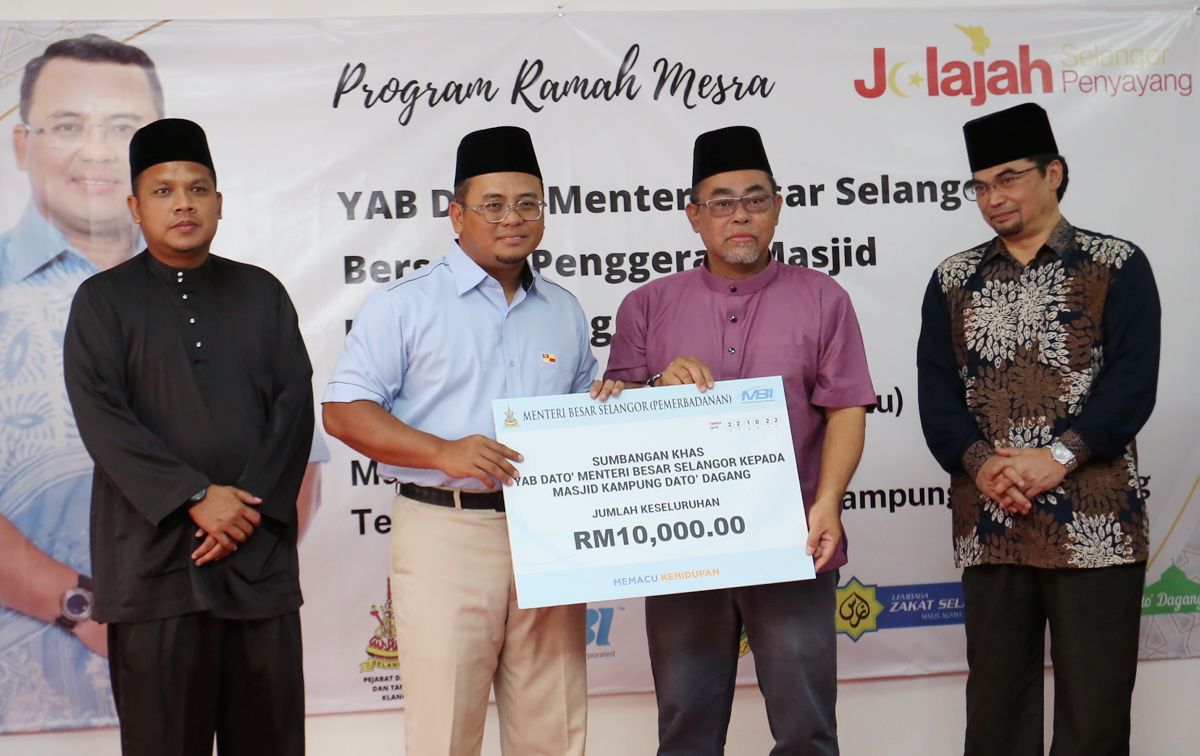 Bantuan MBI permudah proses baik pulih masjid, selesakan jemaah