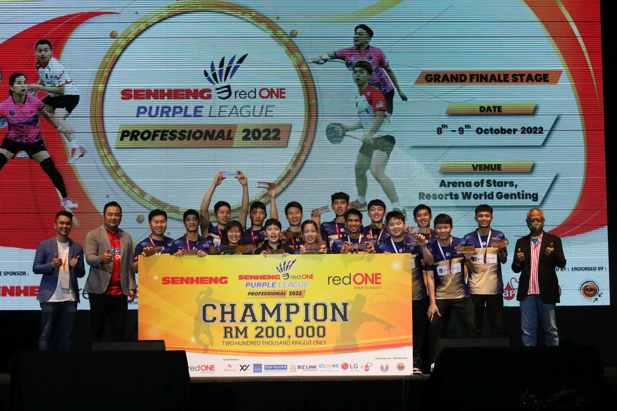 Ampang Jaya BC juara Purple League, bawa pulang RM200,000
