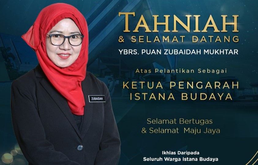 Zubaidah Mukhtar kini ketua pengarah baharu Istana Budaya