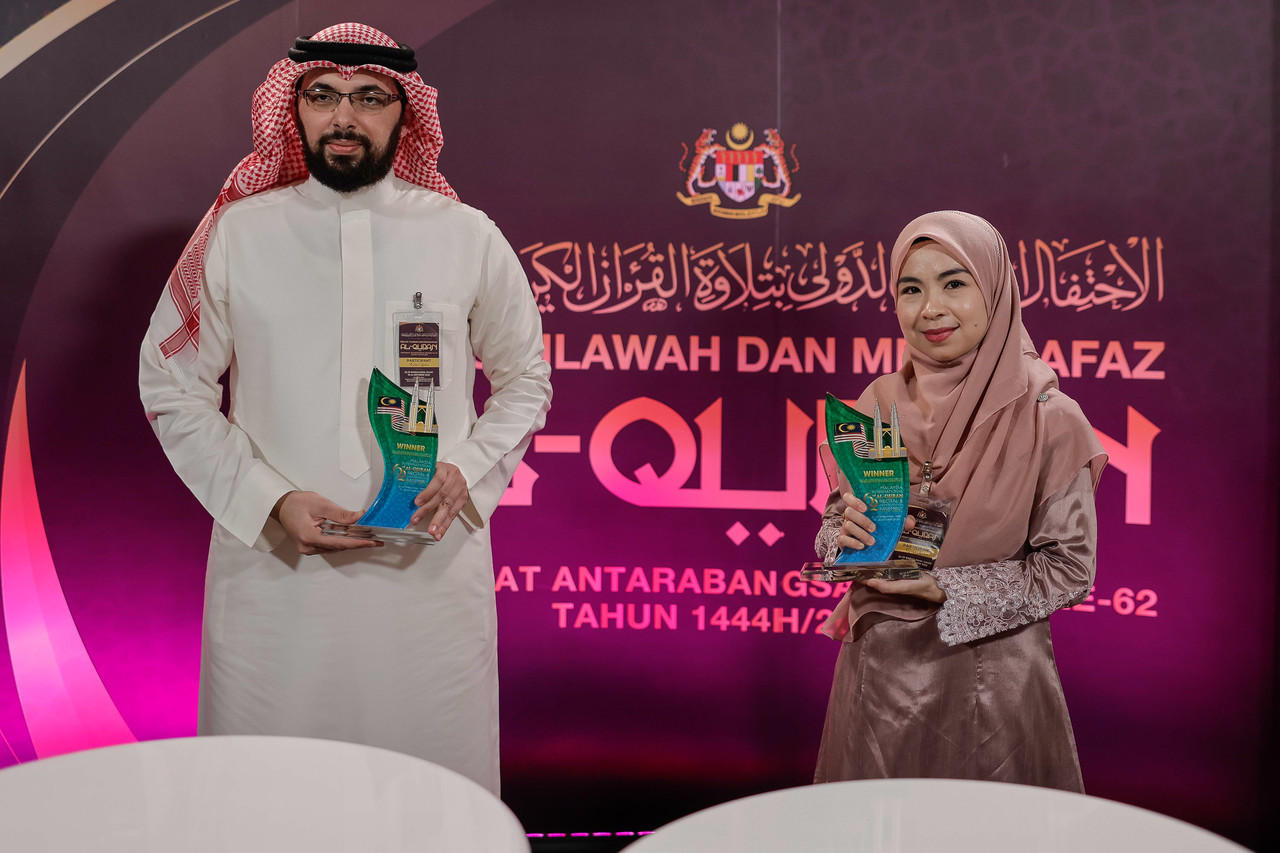 Qari Bahrain, qariah Malaysia juara tilawah al-Quran antarabangsa
