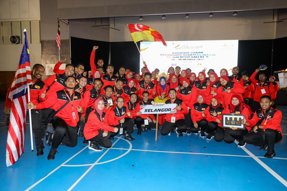 Selangor tempat ketiga, Sarawak juara keseluruhan SUKSEM 2022