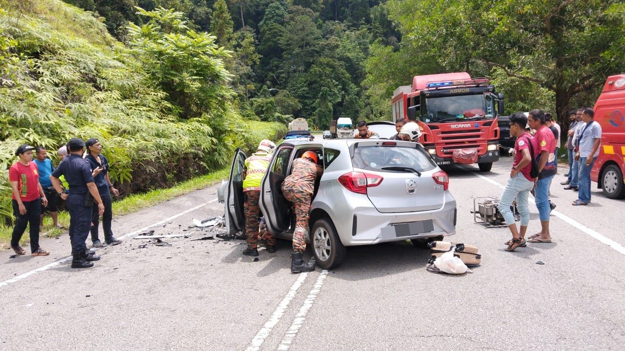 Wanita, bayi tiga bulan maut nahas di Jalan Simpang Pulai-Cameron Highlands