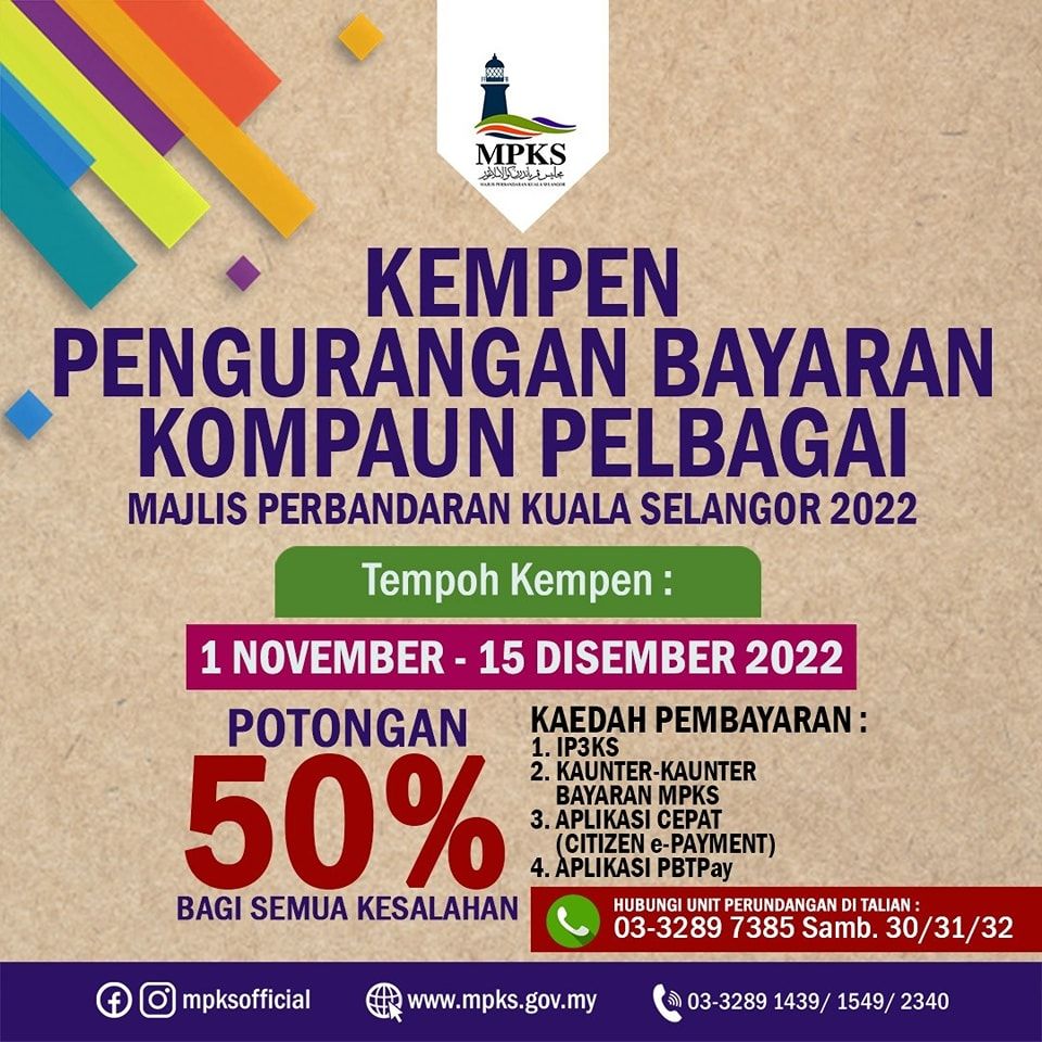 MPKS tawar potongan kompaun 50 peratus bagi semua kesalahan