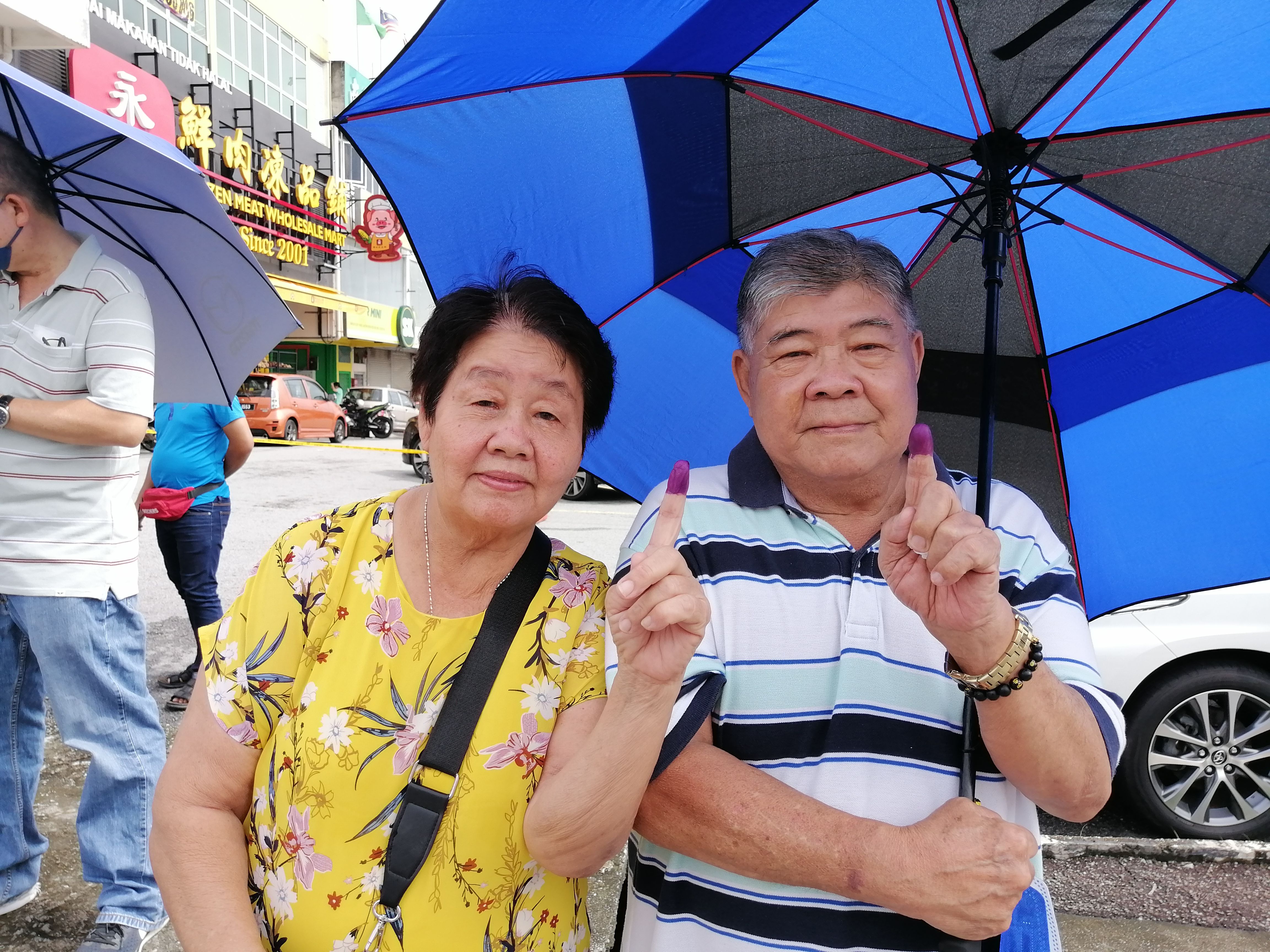 长者积极投票不曾失约 许子孙后代更好的未来