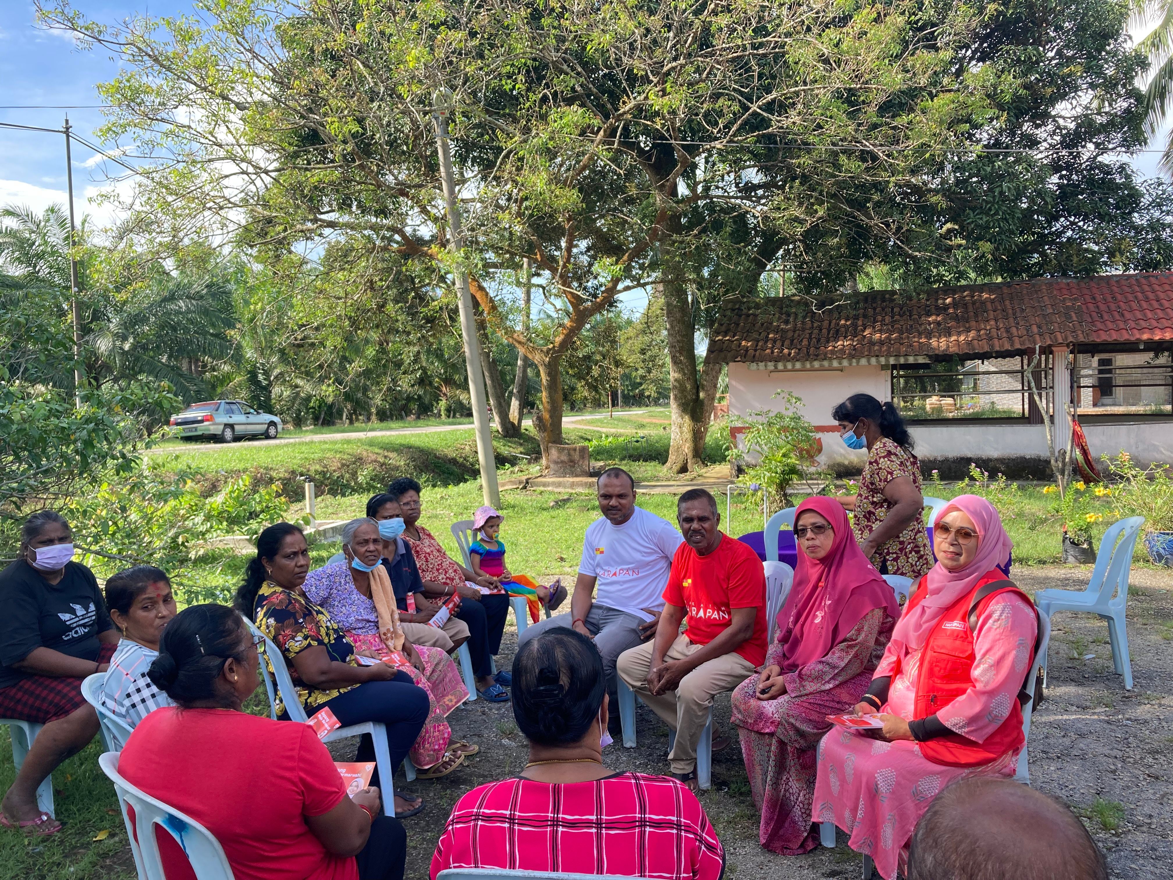 Tenang dengar masalah rakyat, calon HARAPAN disenangi warga Sepang