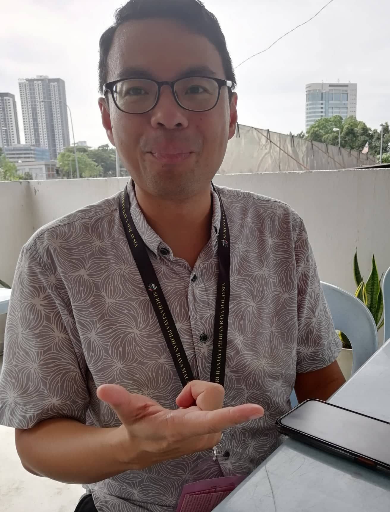 李健聪突接投票信息短讯  担心选民隐私被侵犯