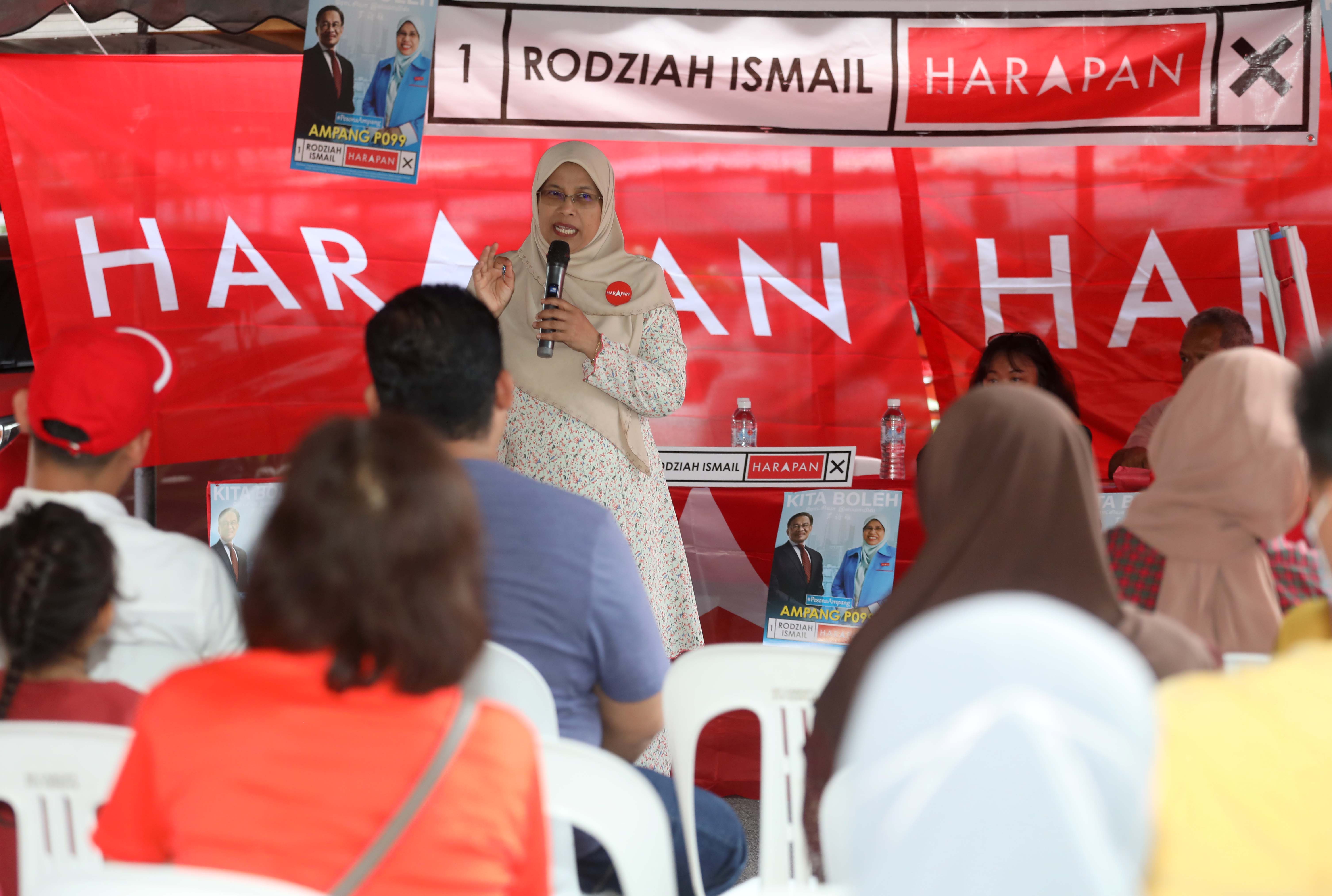 Rodziah: Rakyat adalah 'majikan', wakil rakyat pemberi khidmat