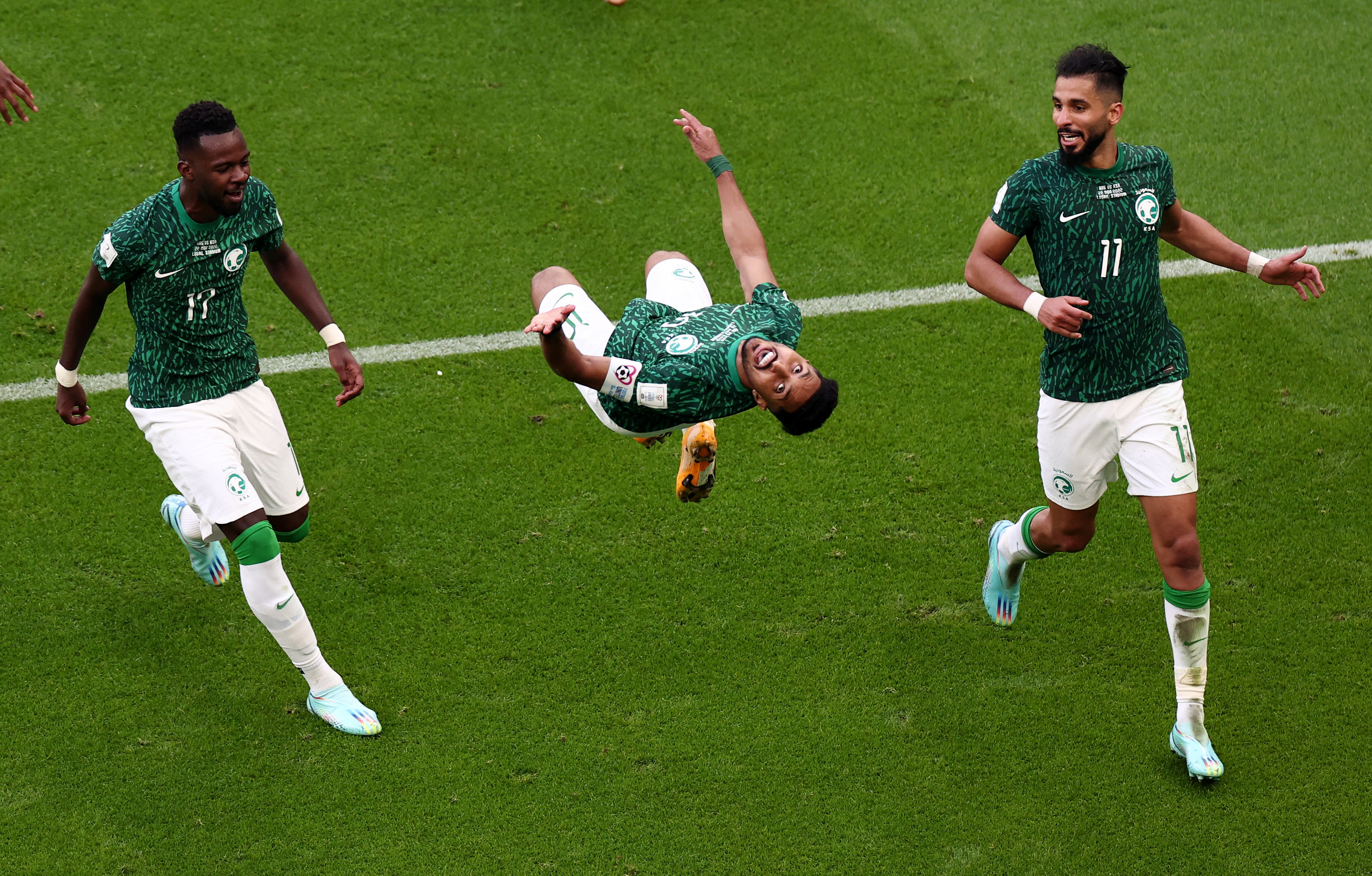 Saudis stun Messi's Argentina with 2-1 comeback win