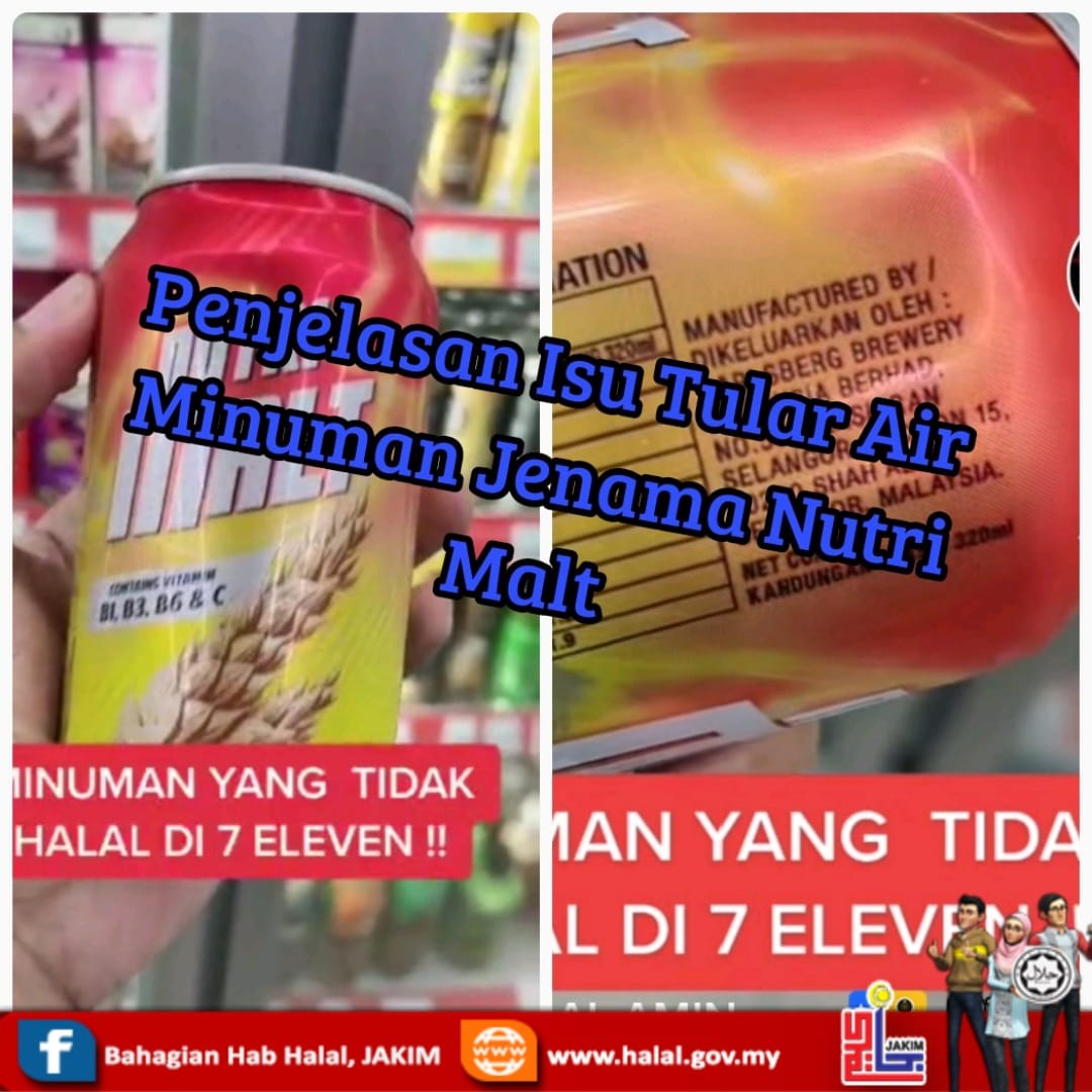 Nutri Malt drink has no halal certification - Jakim