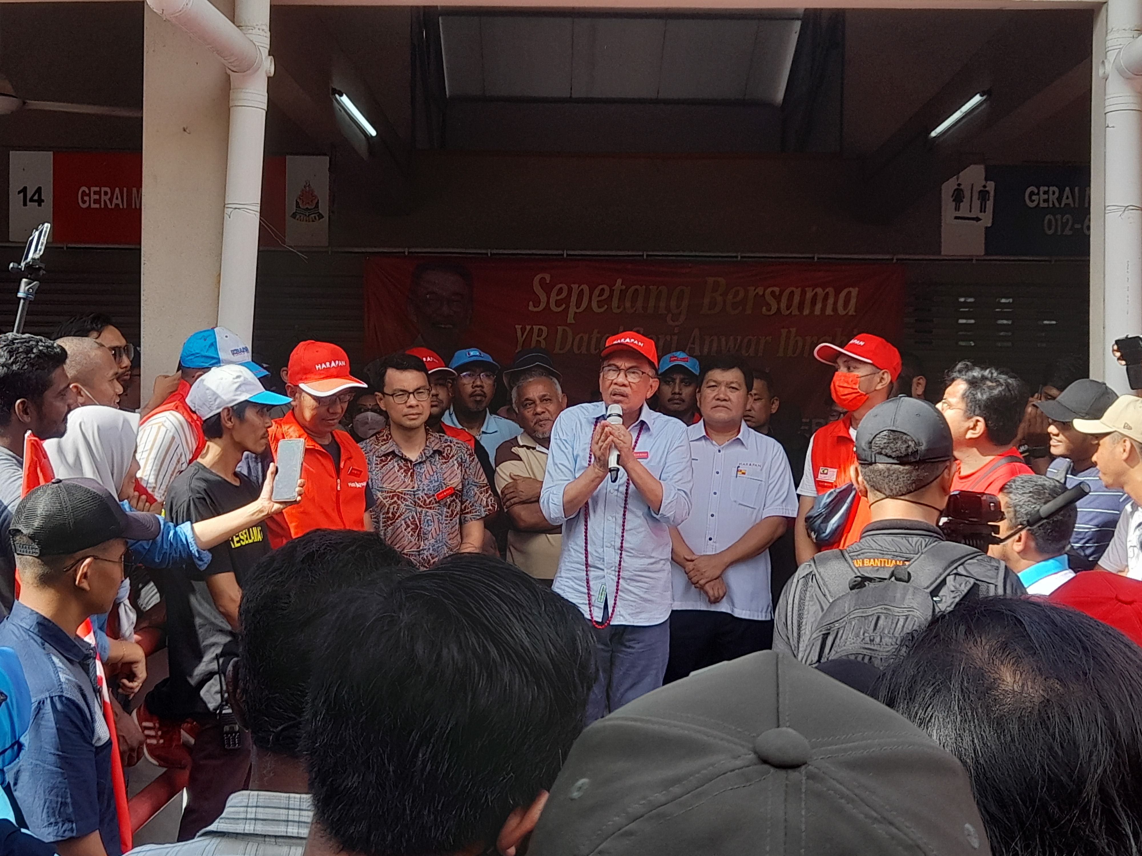 安华：敌对党玩弄种族宗教课题　想要吓阻希盟的选票