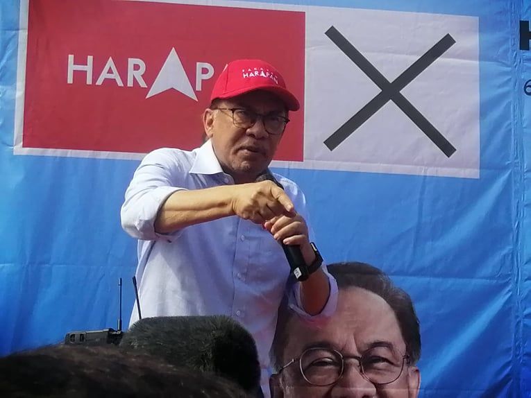 国家管理不当人民痛苦 安华促以选票给力希盟候选人