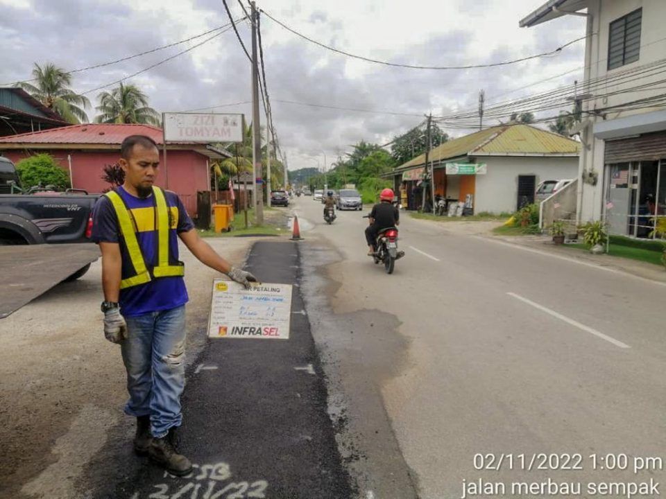 公众在推特投诉路烂  Infrasel 24小时内把路内修好