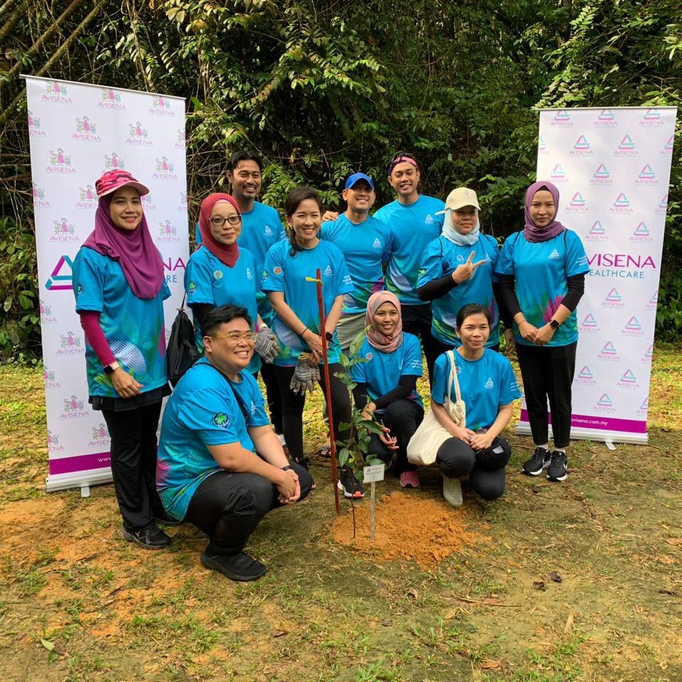 Avisena tanam 80 anak pokok di Taman Eko Rimba Sungai Sendat
