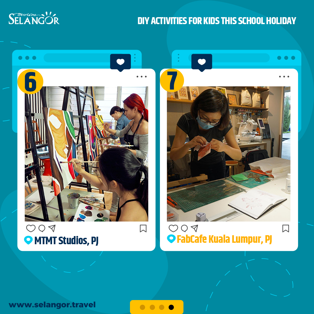 Tujuh lokasi untuk kanak-kanak berkreatif ketika cuti sekolah