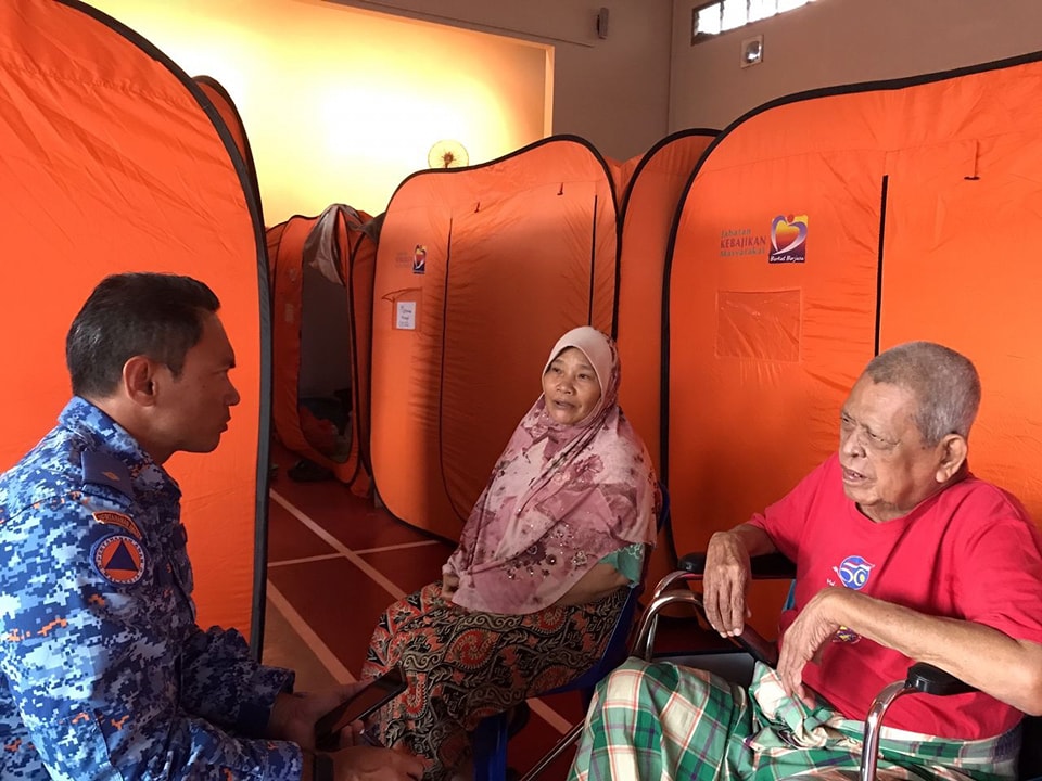 Mangsa banjir gembira dapat penjagaan baik di pusat pemindahan sementara