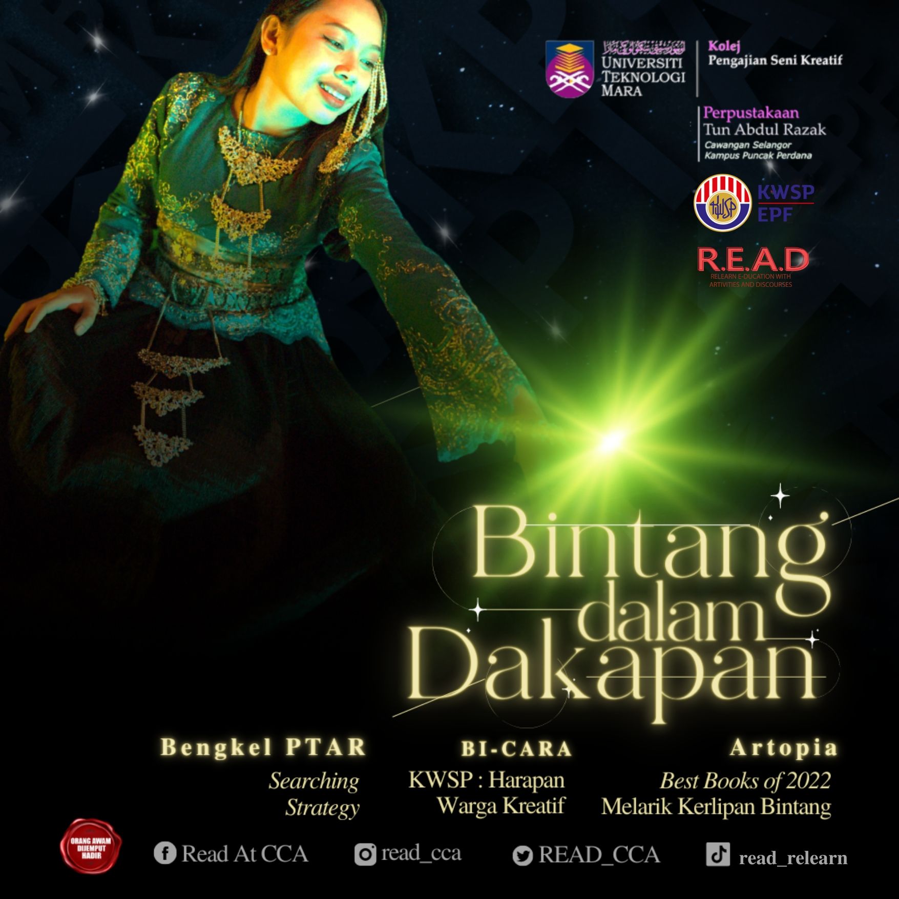 UiTM anjur program kenali dunia seni percuma secara dalam talian 6 Januari