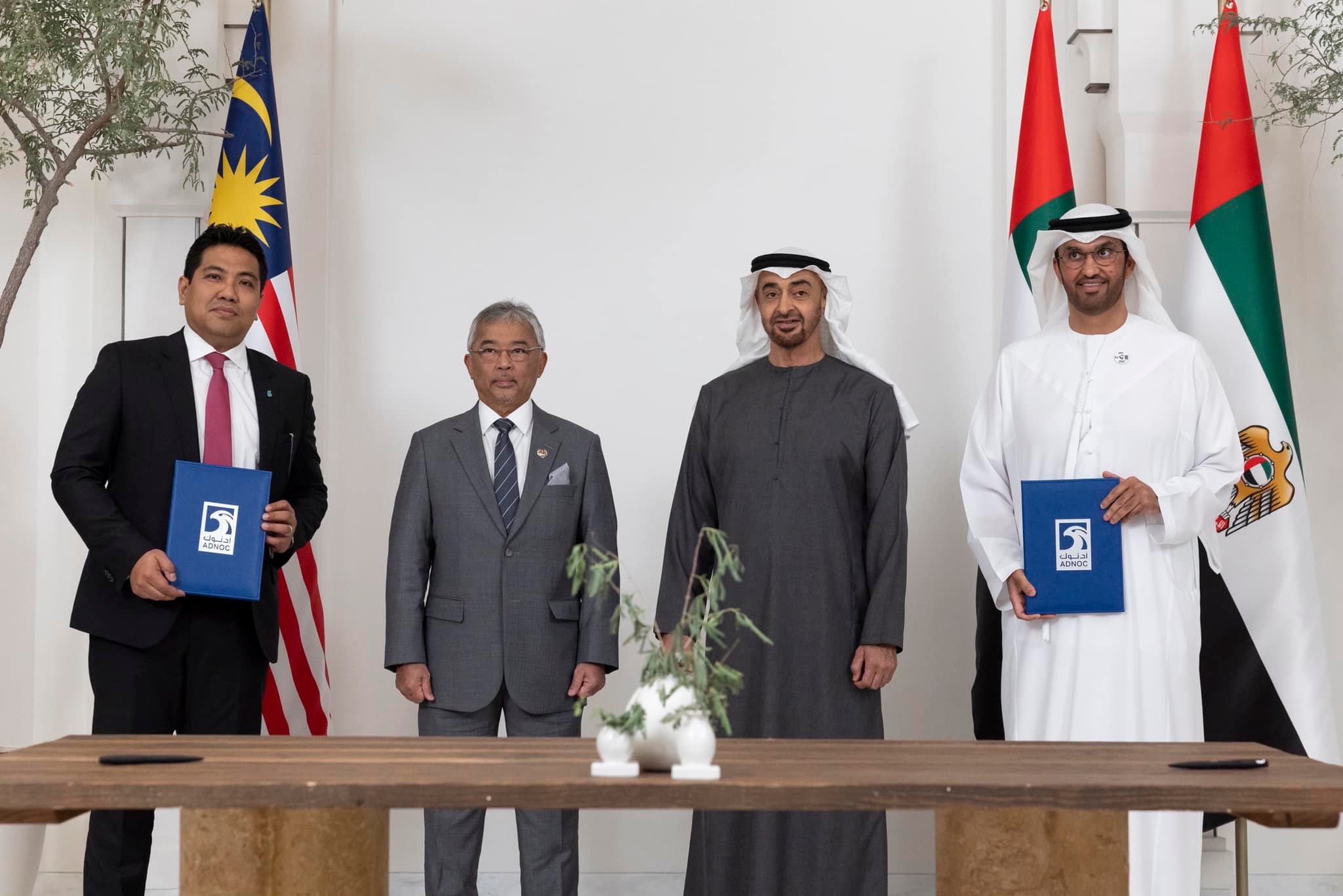 Agong expresses happiness over Petronas-Adnoc cooperation — Istana Negara