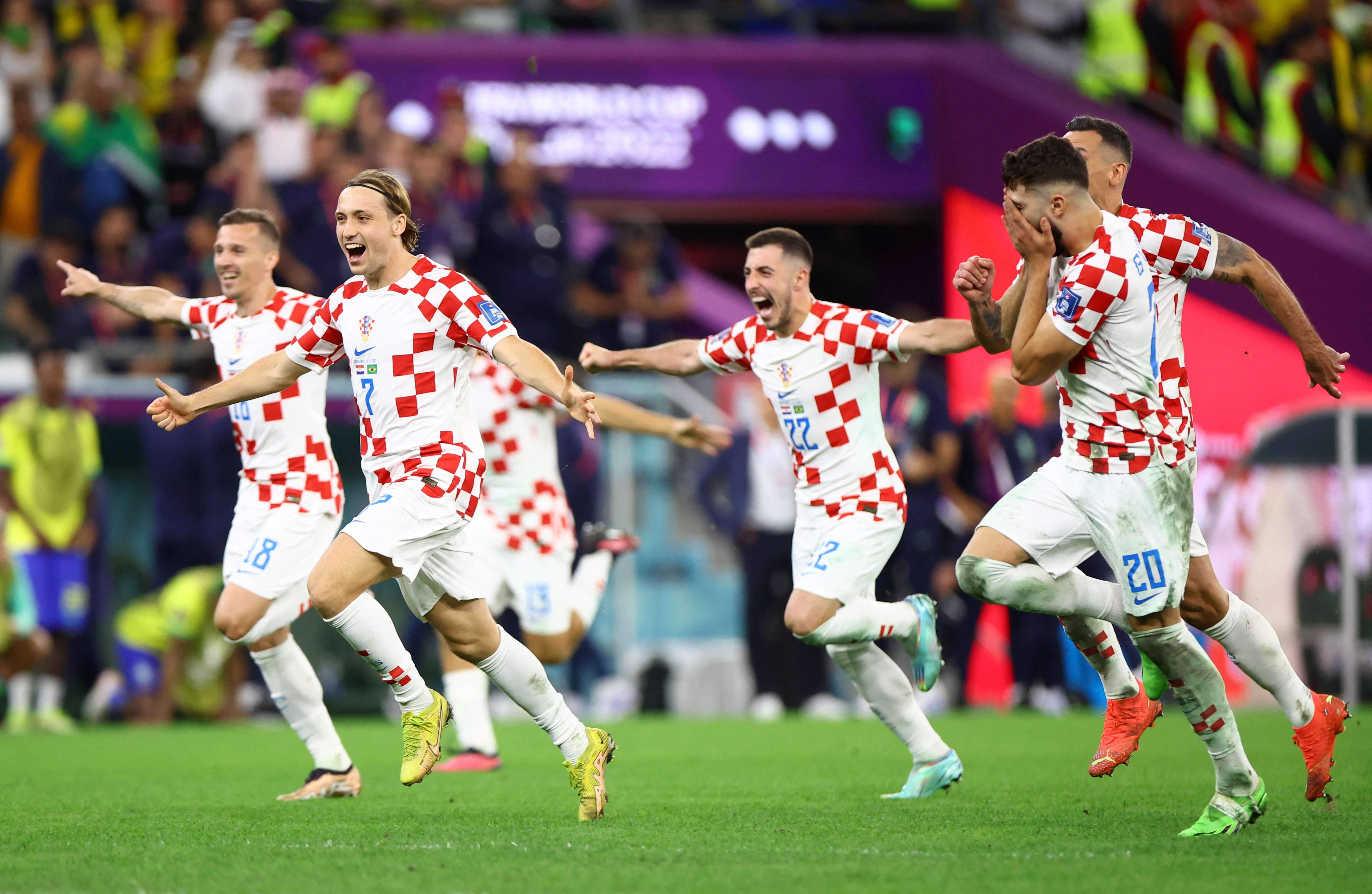 Croatia oust favourites Brazil 4-2 on penalties to reach semi-final