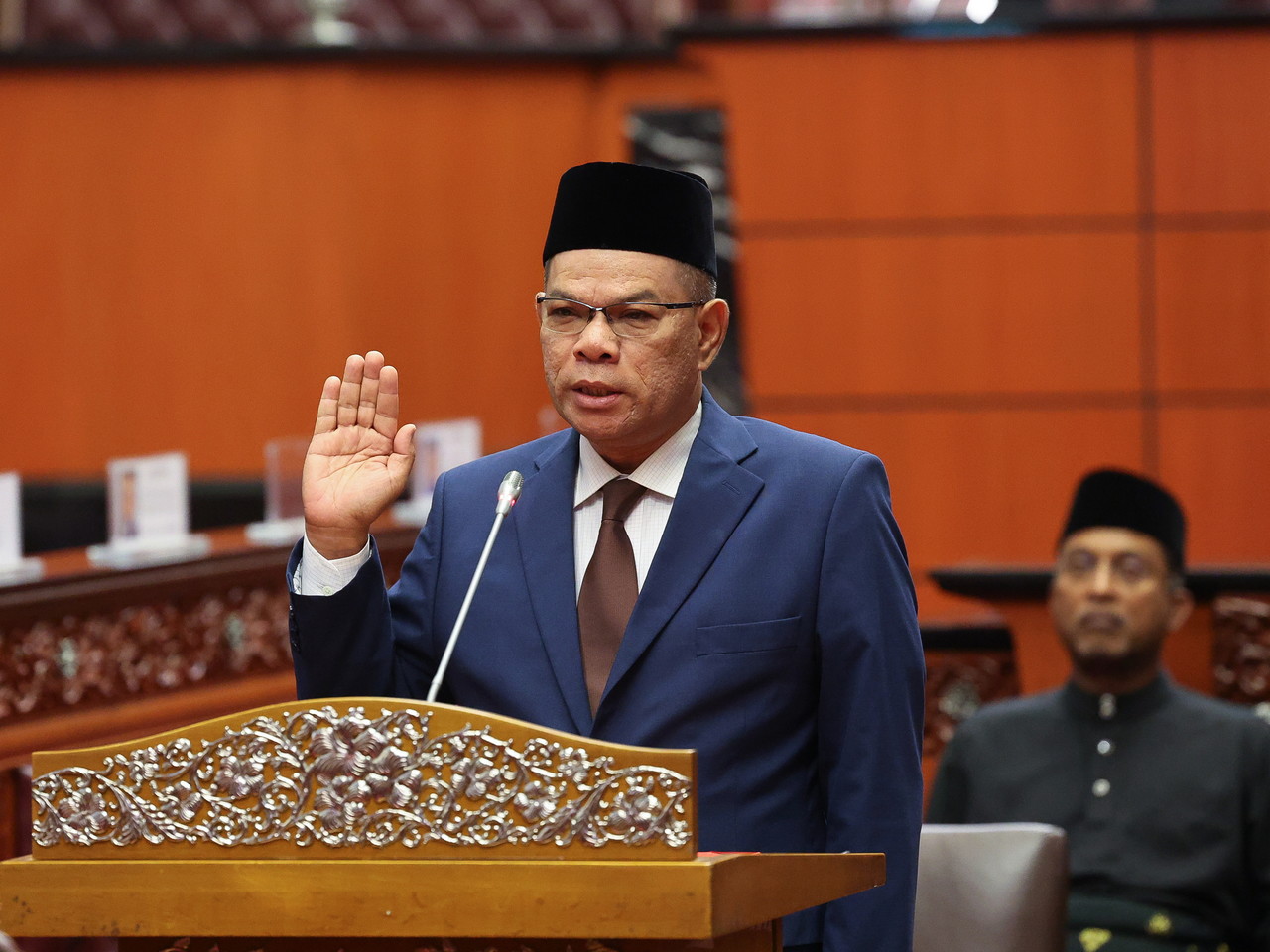 Saifuddin Nasution, Zambry, Tengku Zafrul, Mohd Na'Im take oath as senators
